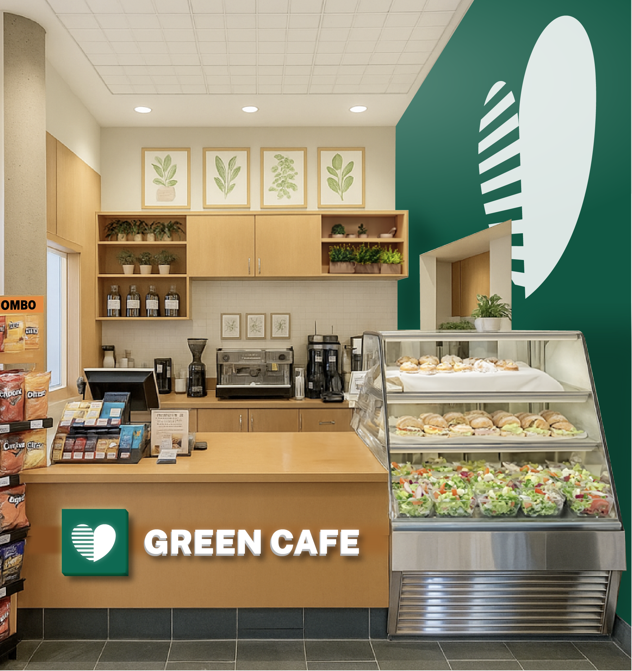Green Café – Health-forward sustainability concept